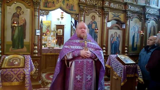 Проповедь о смирении протоиерея Ростислава Петрова, 1 октября 2017г смотреть онлайн