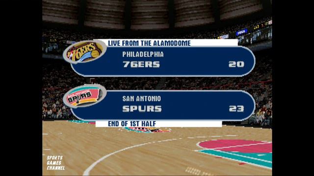 NBA LIVE 2002 - PS1 / PHILADELPHIA 76ERS vs SAN ANTONIO SPURS / GAMEPLAY смотреть онлайн