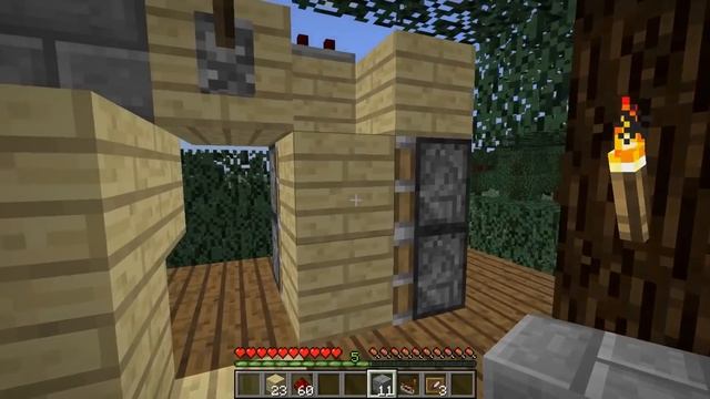 Minecraft Item Frame Secret Door Tutorial! Using an Item Frame as Lever or Button [Java] смотреть онлайн