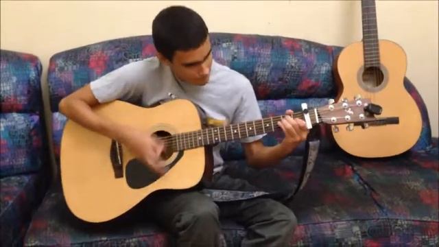 "Happy" by Pharell Williams (Guitar cover) смотреть онлайн