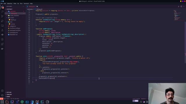Build a voting dApp with Solidity and React Part 1: Smart Contract, deployment, testing смотреть онлайн