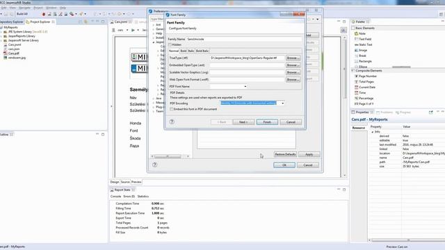 06 Jasper Reports - Betűkészlet смотреть онлайн
