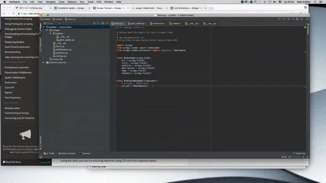 Scrapy: создаём краулер парсер на Python с нуля [GeekBrains] смотреть онлайн