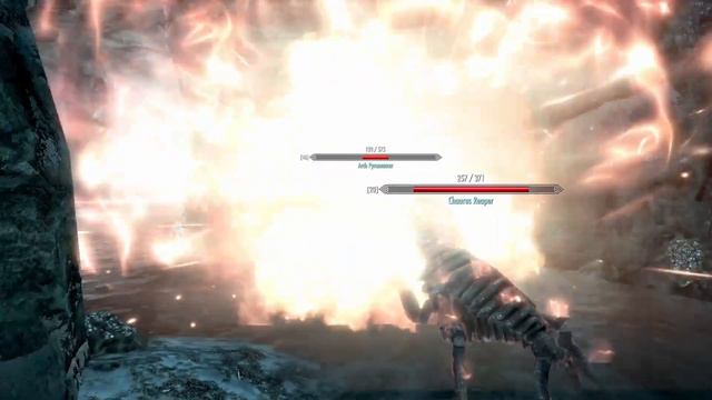 Skyrim Battles - Chaurus Reaper & Hunter vs. Frost Troll, Dwarven Centurion, Pyromancer, and more смотреть онлайн