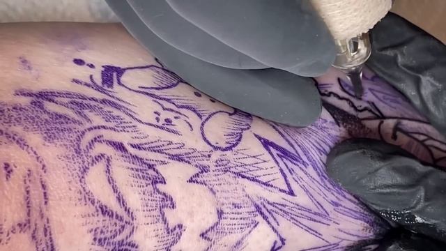 Pokemon Tattoo | Time lapse смотреть онлайн