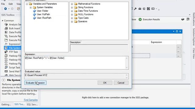 SSIS - Create Directory Using File System Task смотреть онлайн