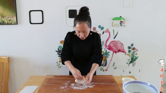 一碗面粉两根山药，教你做山药丸子，焦香酥脆，香甜可口，一口一个真过瘾【海娟美食】