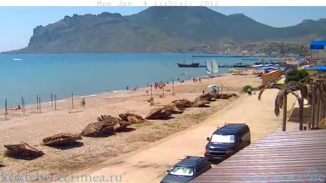 Веб камера 4 июня 2012 на Набережной в Коктебеле смотреть онлайн