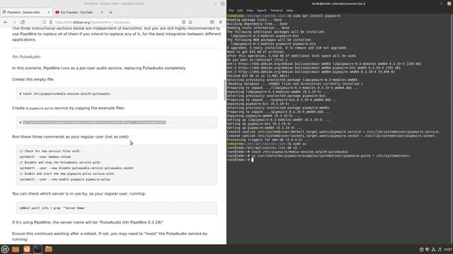 Installing Pipewire on Debian | Better Audio Control смотреть онлайн