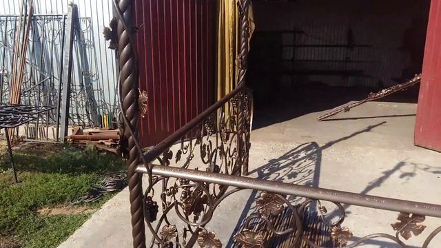 Лоза. Козырек, перила. Часть #3