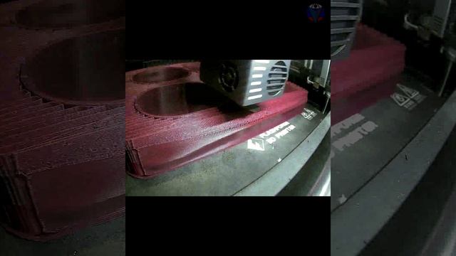 Таймлапс на 3D принтере FlashForge Creator 4 #shorts смотреть онлайн