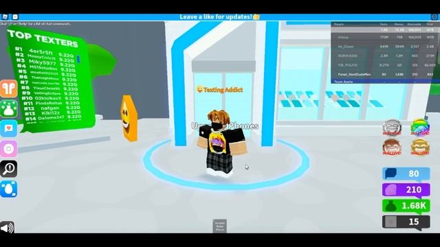 Симулятор текста в роблоксе! смотреть онлайн