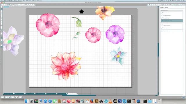 Трассирование изображения в программе Silhouette Cameo смотреть онлайн