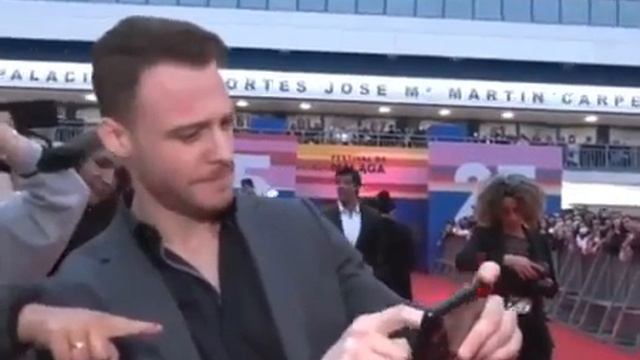 Керем Бюрсин ( Kerem Bursin ) на 25-ом Кинофестивале в Малаге, Испания