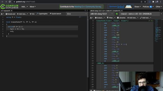 SIMD algorithms. 06 (a), auto-vectorization смотреть онлайн