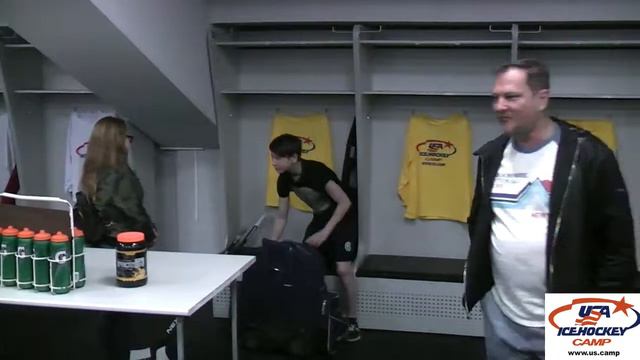 USA ICE HOCKEY CAMP 2018 Начало!!! Размещение в раздевалках+Автограф сессия Е Дадонов смотреть онлайн