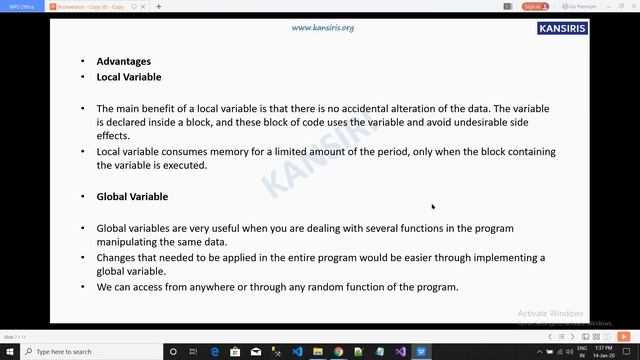 difference between local and global variable смотреть онлайн