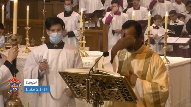 11:15pm Matins of Christmas and Midnight Mass of the Nativity of the Lord - 24th December 2021 смотреть онлайн