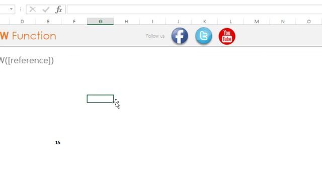 ROW Function in Excel смотреть онлайн