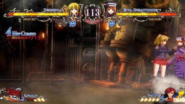 Umineko Golden Fantasia: Jessica/Virgilia Arcade Mode смотреть онлайн