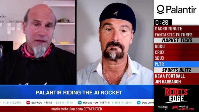 Palantir Riding AI Rocket смотреть онлайн