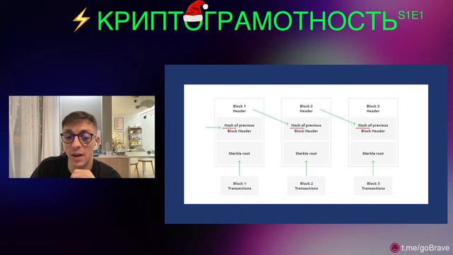 Криптограмотность S1E1. Метавселенные и цифровые товары. Децентрализация. Основы блокчейн. смотреть онлайн