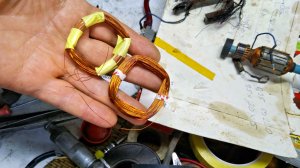 Болгарка, замена обмоток статора, ну и ремонт графитовых щёток.