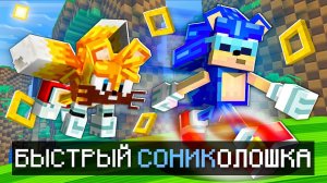 Майнкрафт, но МЫ Стали БЫСТРЫМИ МАЙНКРАФТЕРАМИ + Фиксплей • Sonic