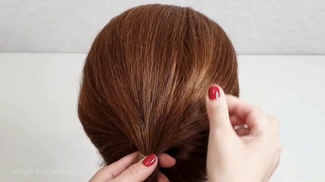 Прическа на Короткие волосы из 2 Резинок. Просто сделать СЕБЕ! смотреть онлайн