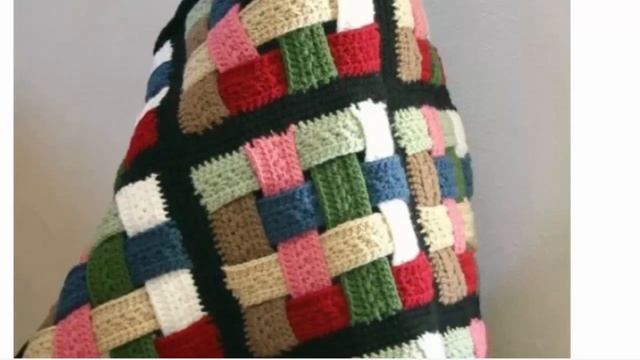 Красивые пледы из мотивов полосок смотреть онлайн