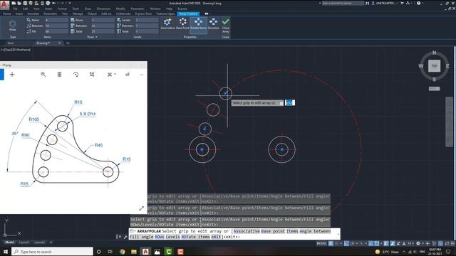 AutoCAD 2D Drafting Exercise # 17 - Basic to Advance in Hindi смотреть онлайн