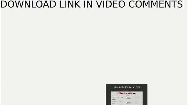 Auto Clicker That Can Hold Down Click (Left, Right and Middle Mouse Click Buttons) смотреть онлайн