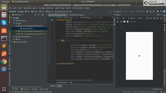 Video 1(Basic): Apply click listener on button in kotlin android смотреть онлайн