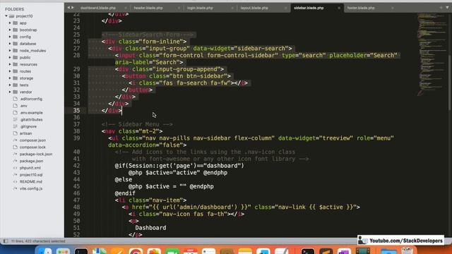 #33 Laravel 10 Tutorial | Basic Admin Panel for All Laravel Websites смотреть онлайн
