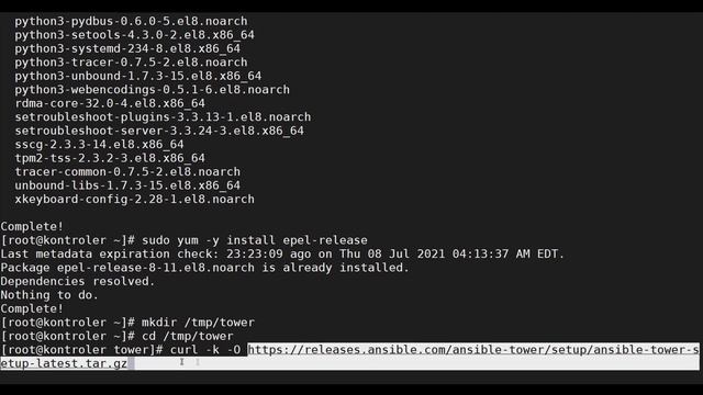 Instalacja Ansible Tower смотреть онлайн