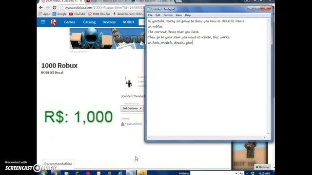 ROBLOX: How to Delete Items | ROBLOX Classic Tutorials смотреть онлайн