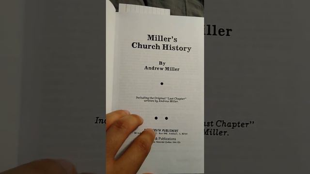 Miller's Church History - Andrew Miller смотреть онлайн