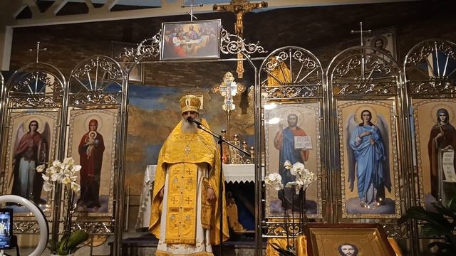 Проповедь на ночной Литургии праздника апостола Андрея Первозванного смотреть онлайн