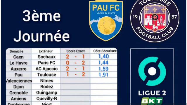 Pronostics Foot Ligue 2 3ème Journée 07 au 11 Août смотреть онлайн