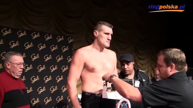 Oficjalne ważenie przed walką Mariusz Wach - Jason Gavern смотреть онлайн