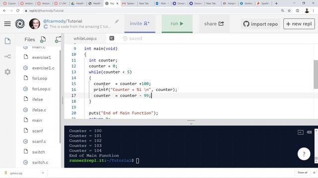 C Coding: 07: While Loop, Break and Continue смотреть онлайн
