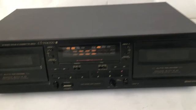 PIONEER CT-W4000 STEREO DOUBLE DUALCASSETTE DECK смотреть онлайн