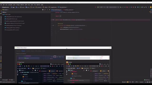 Customize Android Studio Theme - Material Theme UI смотреть онлайн