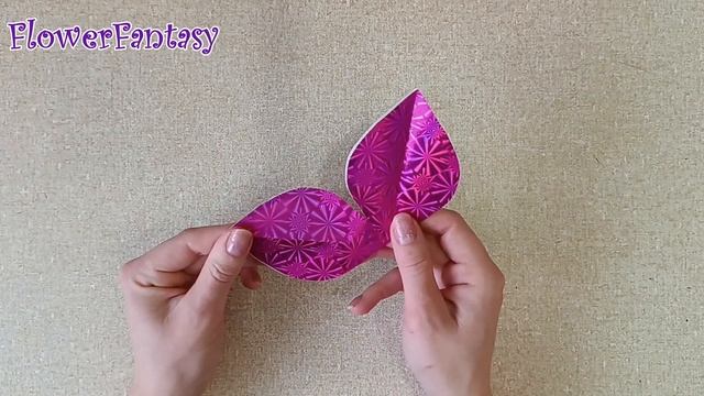 Easy paper flowers diy/Цветы из бумаги просто и красиво смотреть онлайн