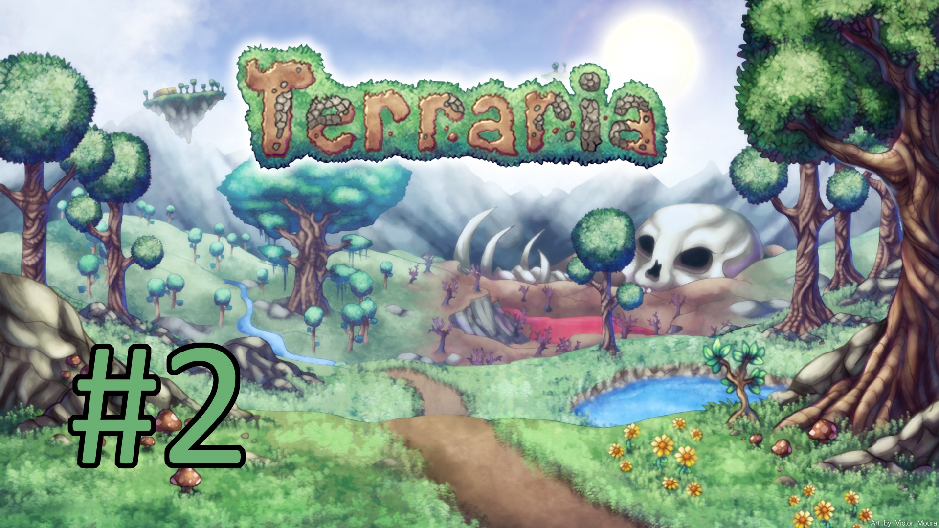 Играем в Terraria - #2. Шахтер