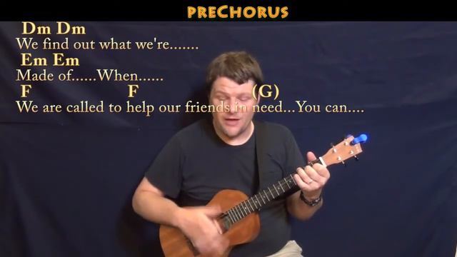 Count on Me (Bruno Mars) Bariuke Cover Lesson in C with Chords/Lyrics смотреть онлайн