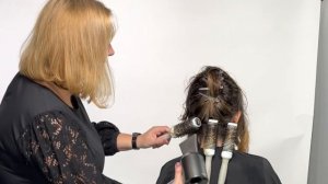 УКЛАДКА ЛЮКС. НАКРУТКА ВОЛОС ФЕНОМ НА КРУГЛУЮ ЩЕТКУ