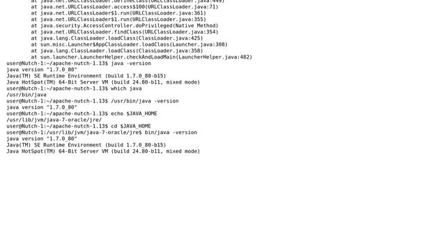 DevOps & SysAdmins: Nutch complains about Java 8 version mismatch but only Java 7 is installed смотреть онлайн