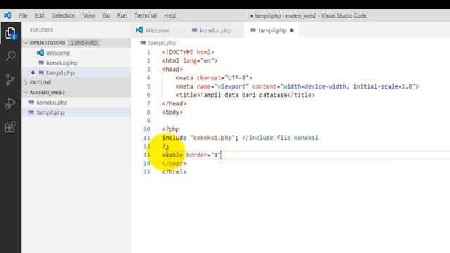 Materi Dasar PHP Mysqli Web Programing II #part1 смотреть онлайн
