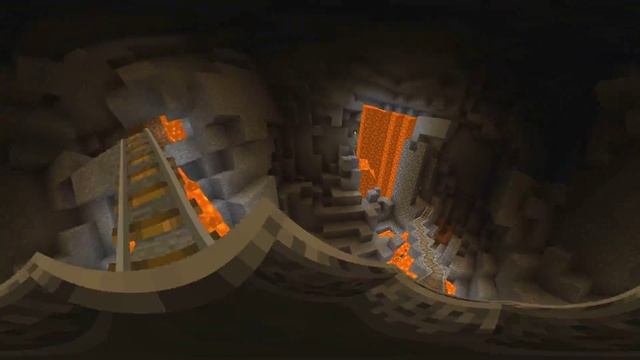 360 Video | Roller Coaster Minecraft VR Virtual Reality PSVR Google Cardboard